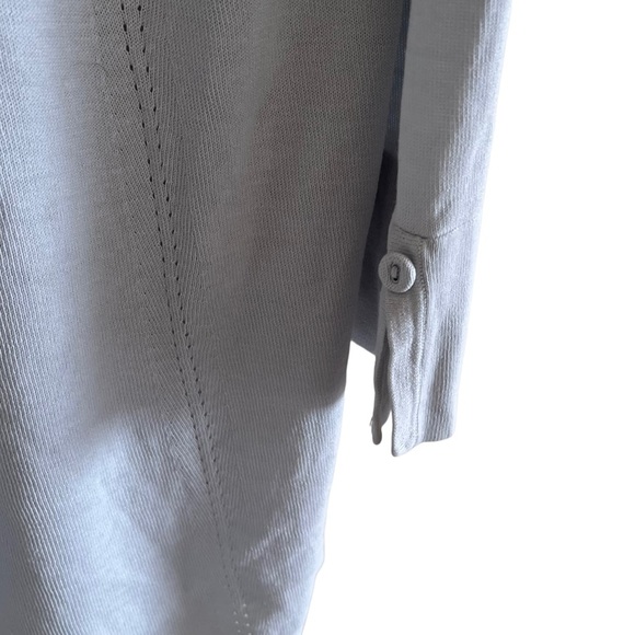 J Jill Cashmere Silk Cotton Long Cardigan Sweater Size L - Picture 2 of 7